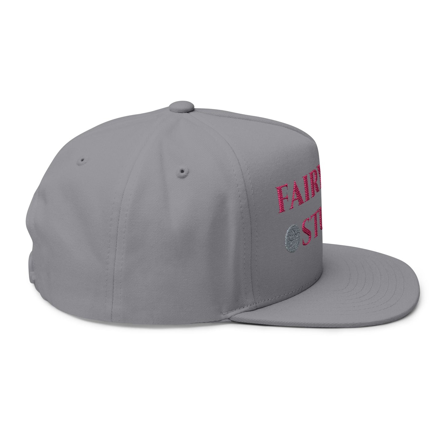 Flat Bill Cap — Fairyhill Studio Embroidered Logo Snapback