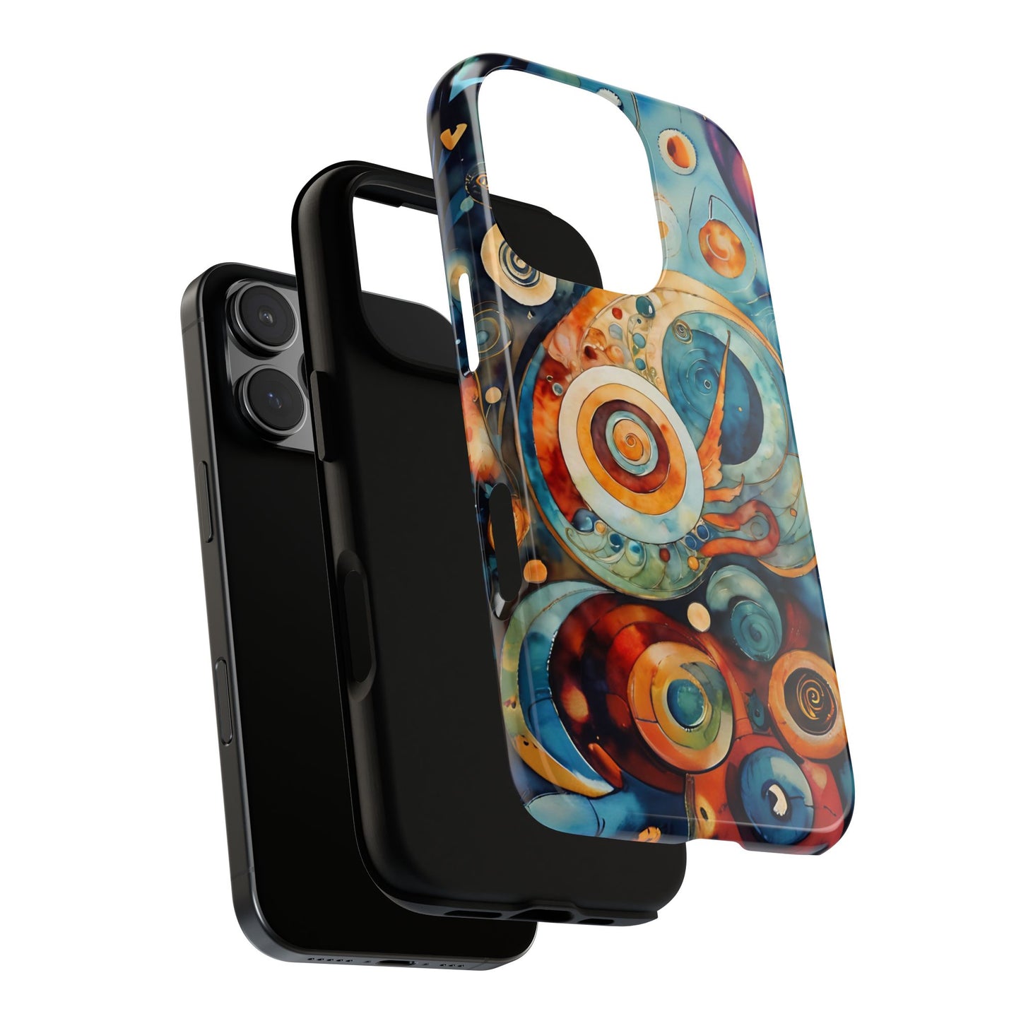 Phone Cases - Beautiful Abstract Circular Art Design