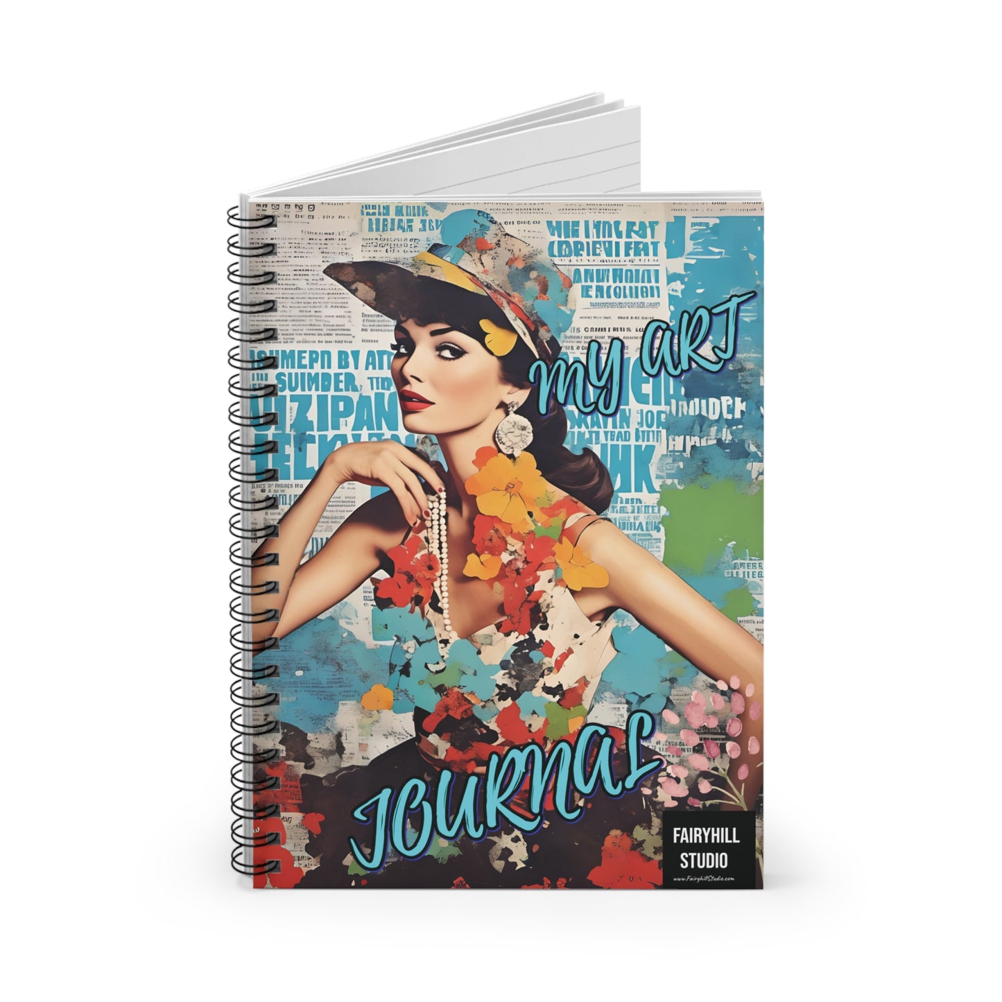 My Art Journal Spiral Notebook  - Ruled Line