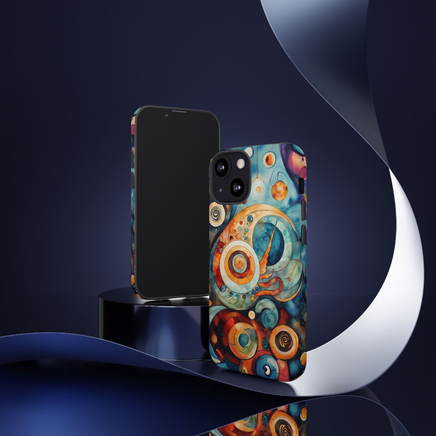 Phone Cases - Beautiful Abstract Circular Art Design