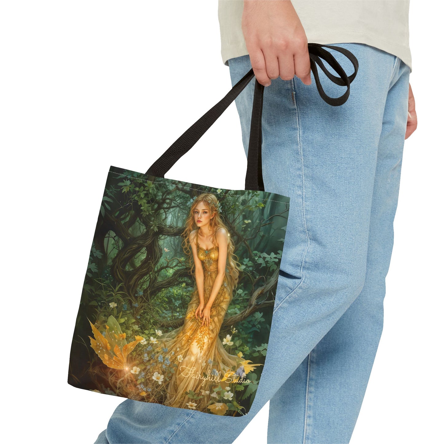 Fairy Forest Tote Bag - Mid-Summer's Eve Art by Fairyhill Studio