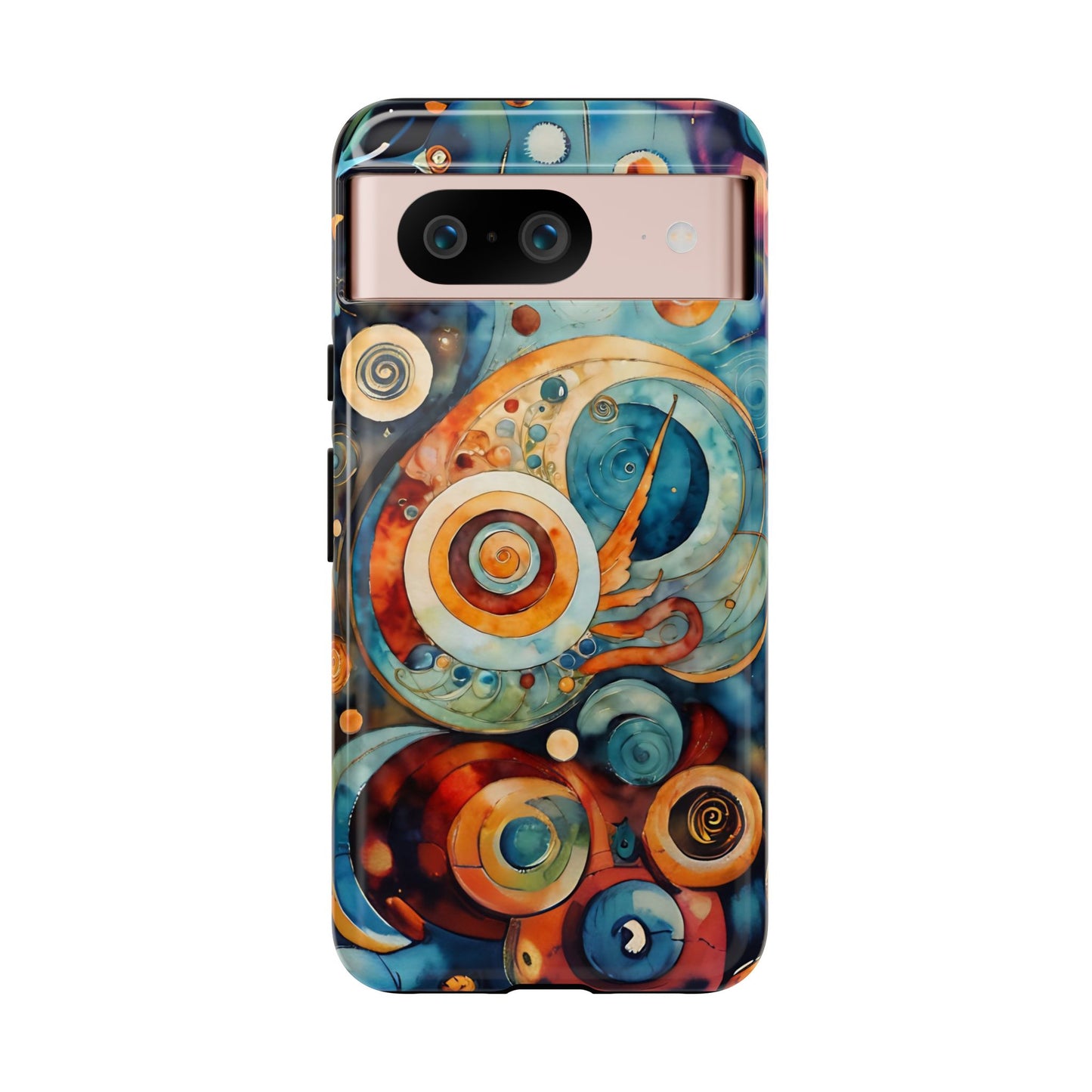 Phone Cases - Beautiful Abstract Circular Art Design