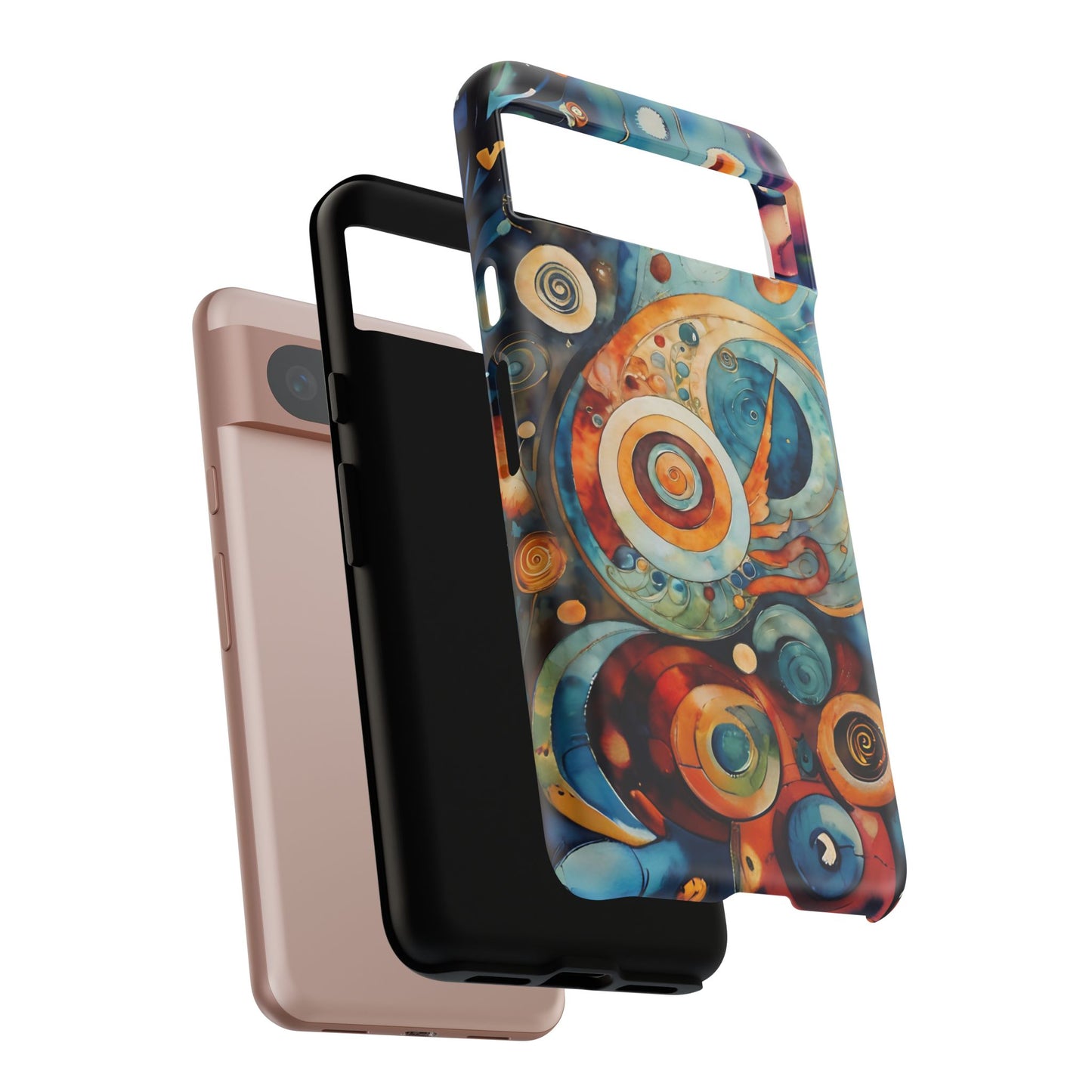 Phone Cases - Beautiful Abstract Circular Art Design