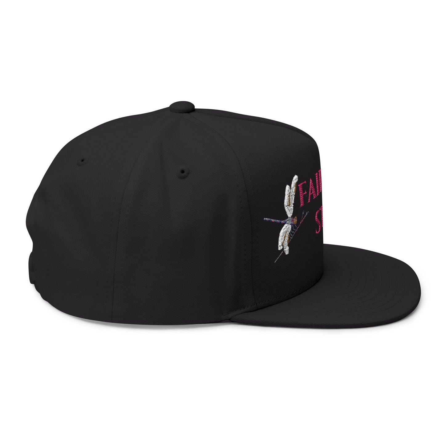 Flat Bill Cap — Fairyhill Studio Embroidered Logo Snapback