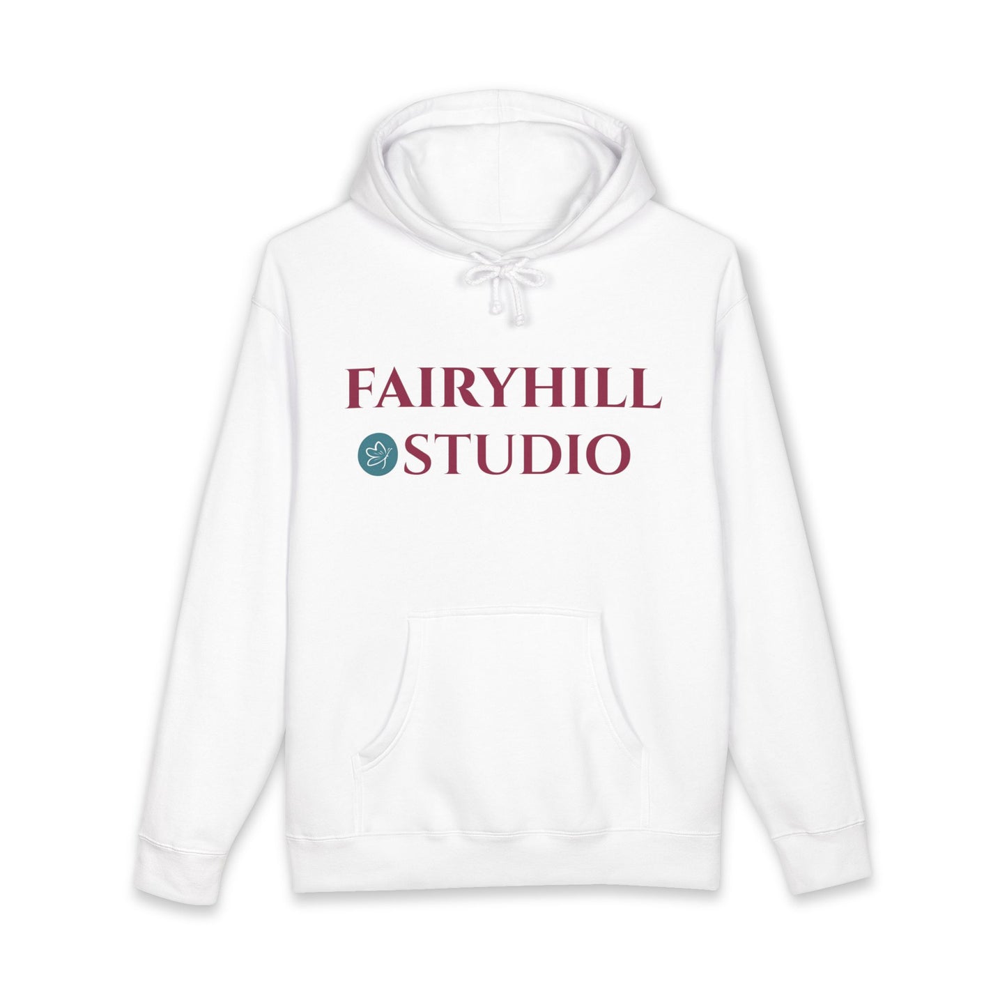 Fairyhill Studio Hoodie — Minimal Logo Pullover for Creatives